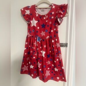 Red Starry Kids Dress